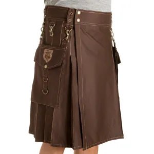 The Highlander Kilt - Brown