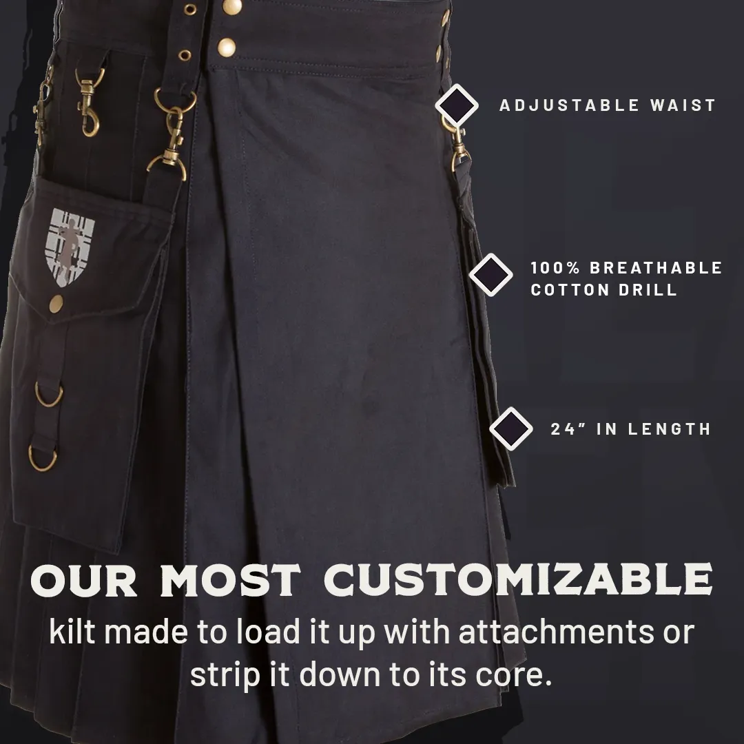 The Highlander Kilt - Brown