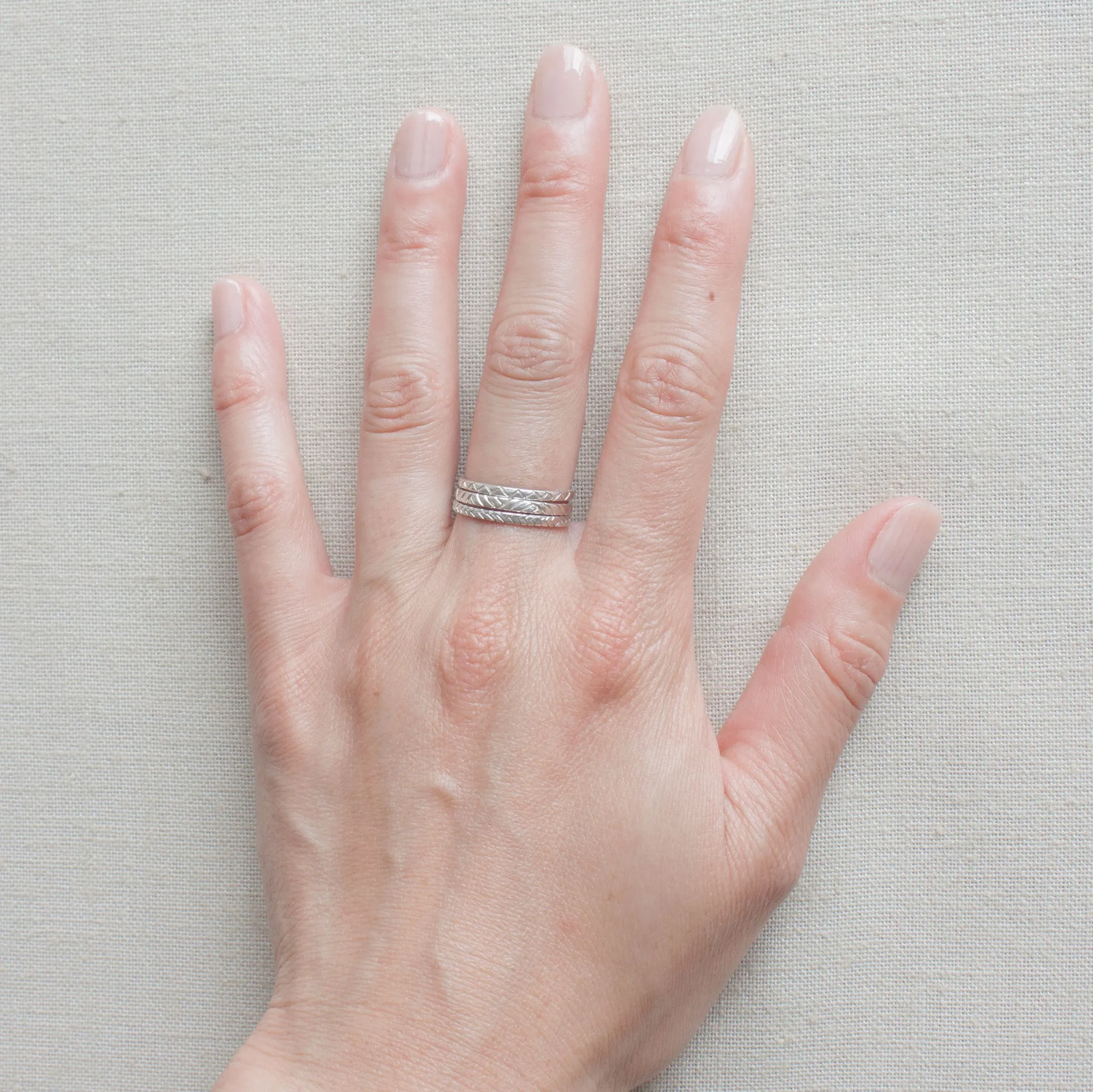 Three Pattern Rings