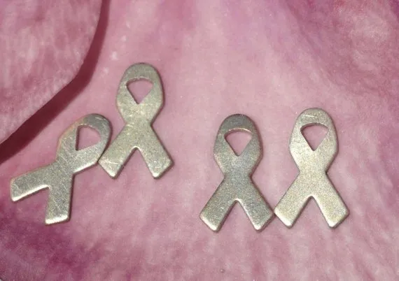 Tiny metal Awareness Ribbons, Mini Ribbon