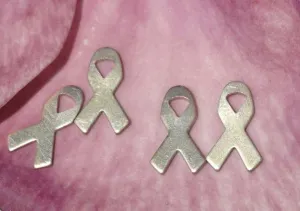 Tiny metal Awareness Ribbons, Mini Ribbon