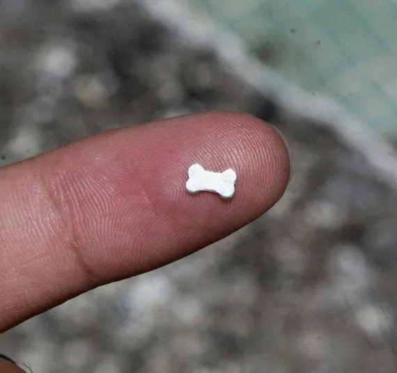 Tiny metal Dog Biscuit blanks