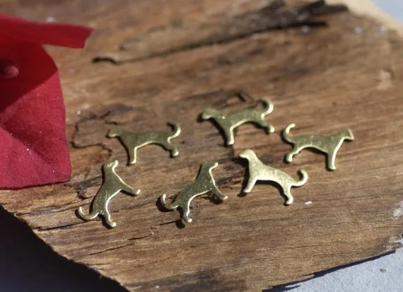 Tiny metal Dog blanks