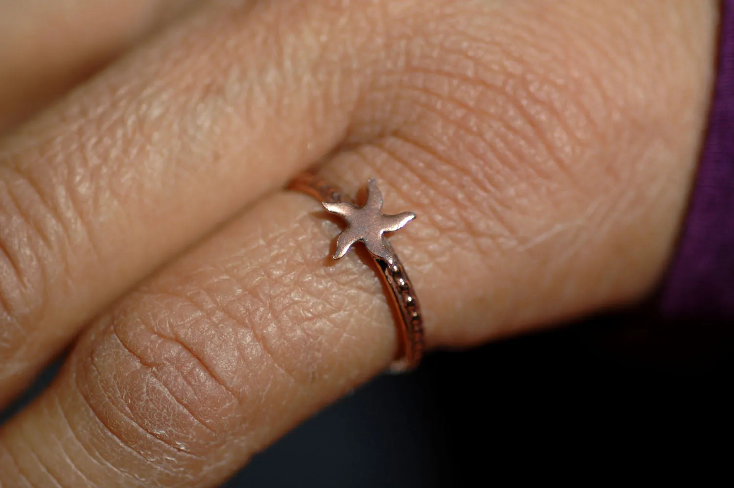 Tiny Metal Hexagon Cross