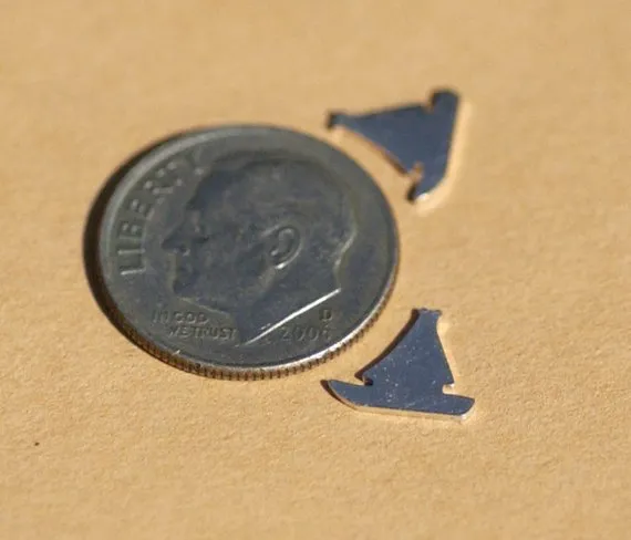 Tiny metal Sailboat blanks