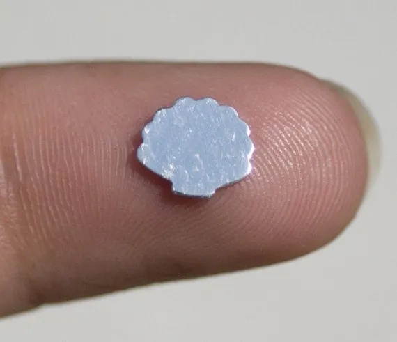 Tiny metal Sea Shell blanks