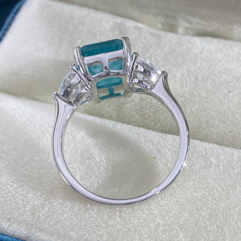 Tourmaline Gemstone Ring 925 Sterling Silver For Women Fine Jewelry