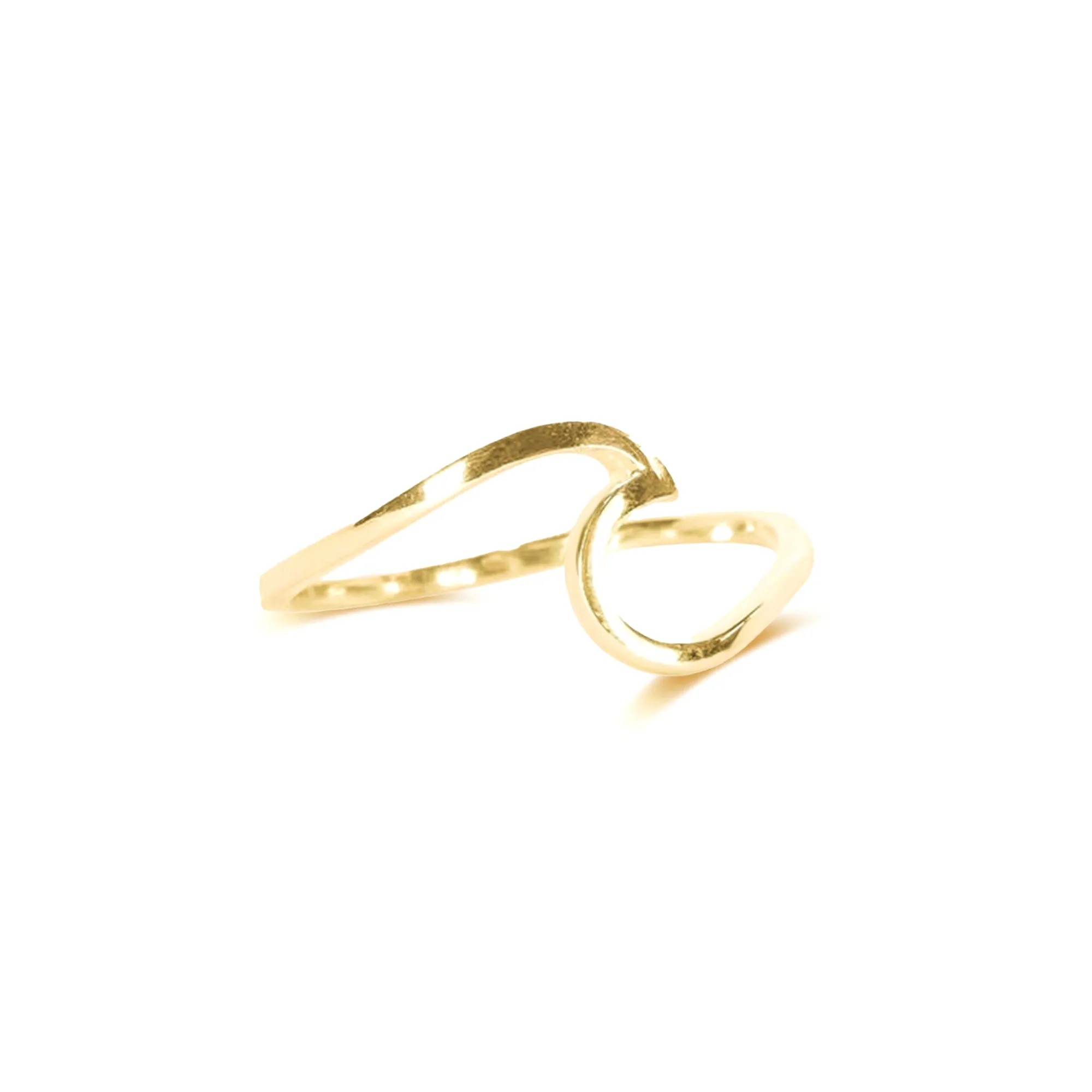 Trendolla Sterling Silver Highs And Lows Ring Wave Ring