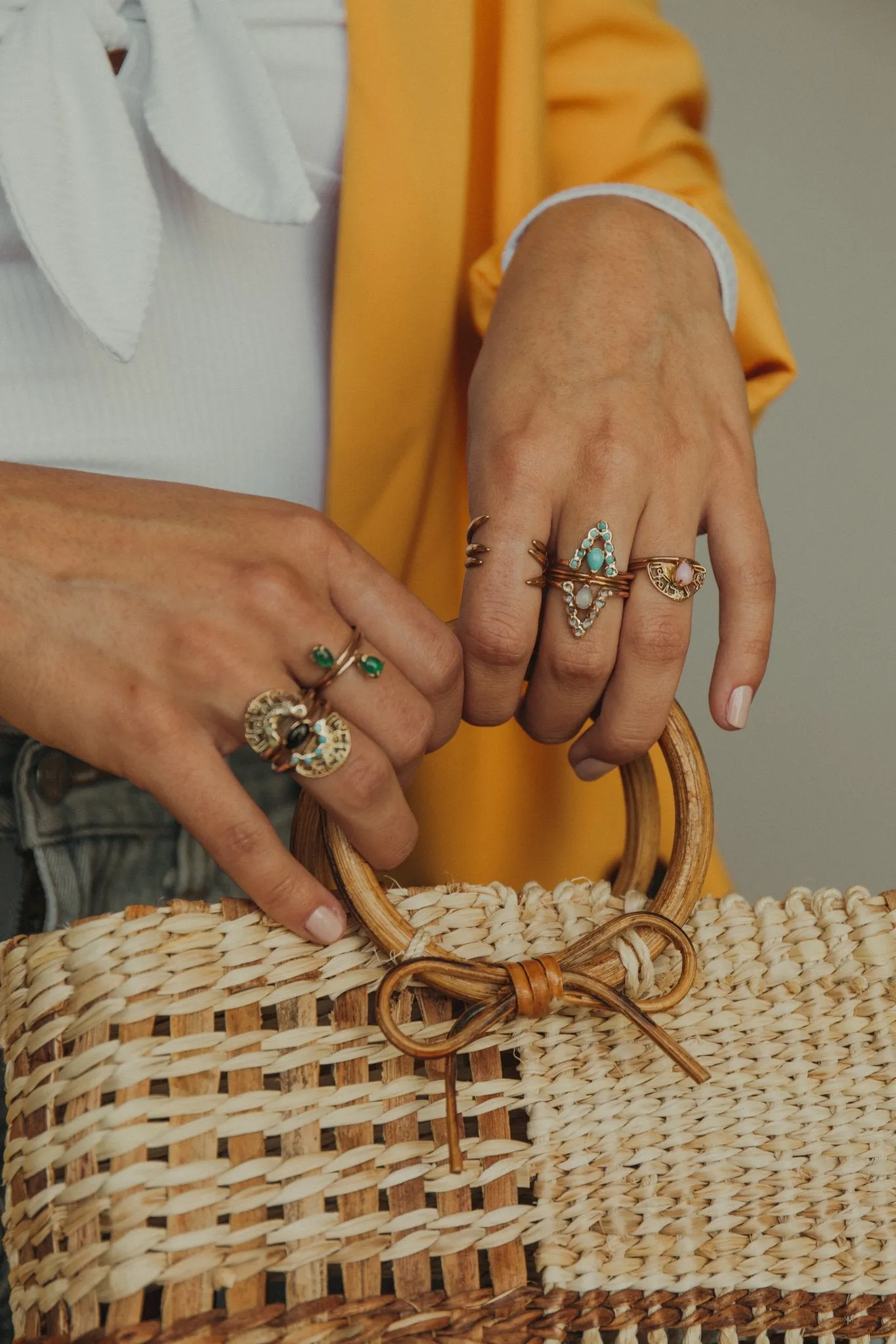 Triple Twisted Claw Ring