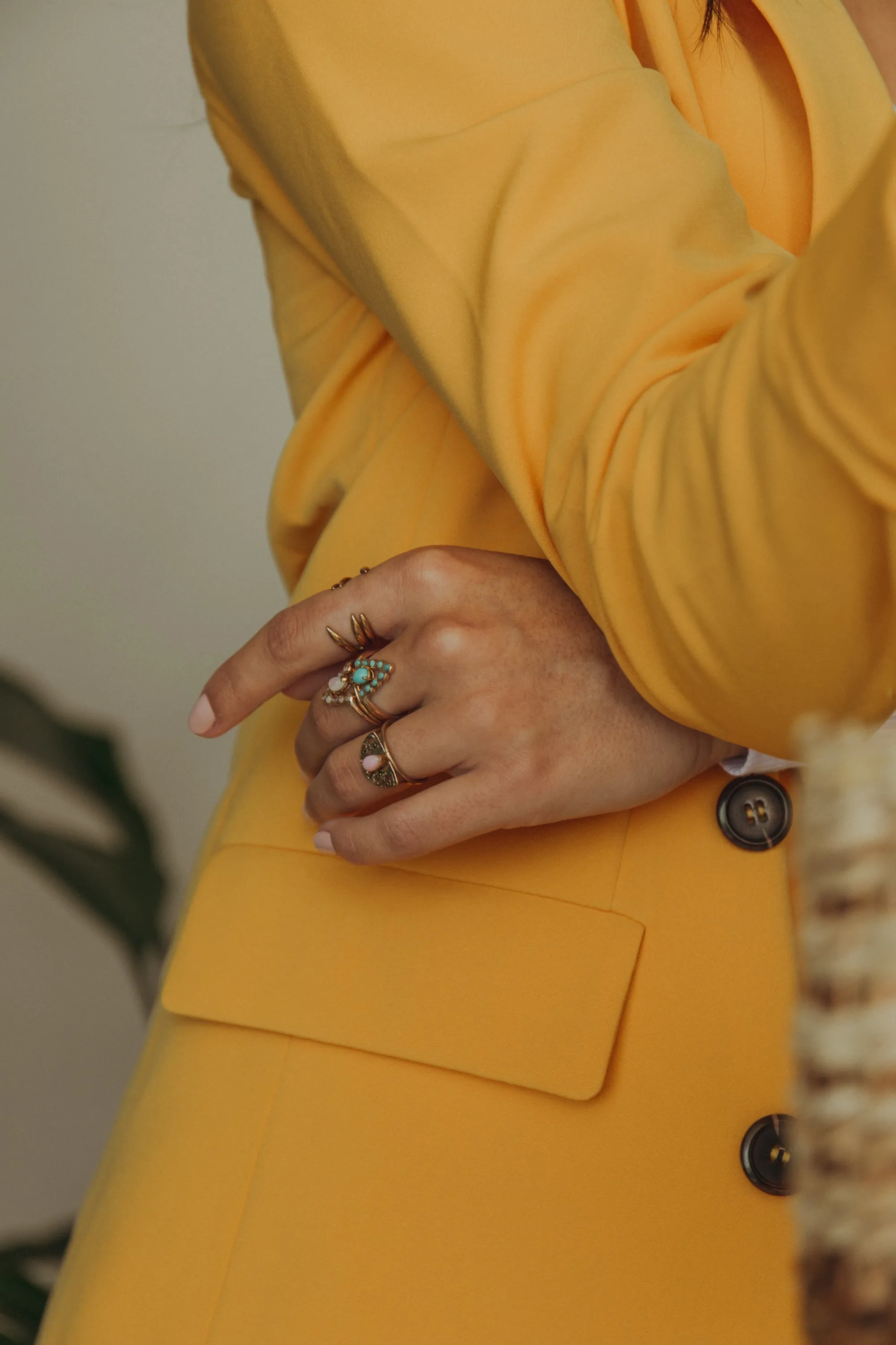 Triple Twisted Claw Ring