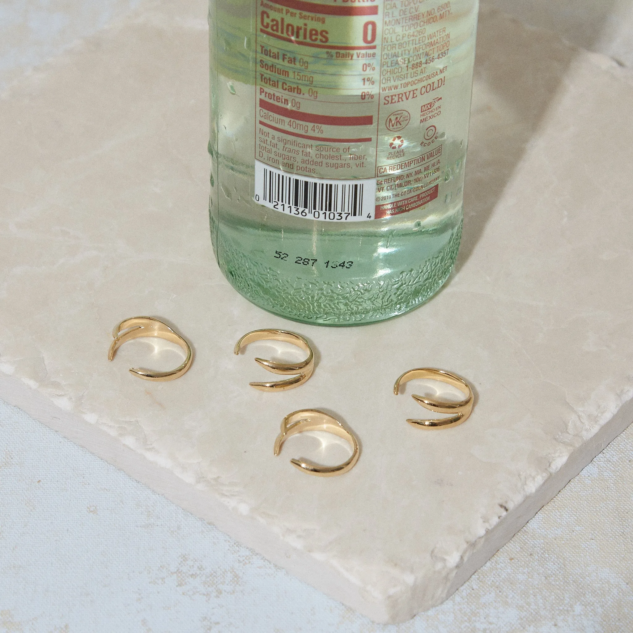 Triple Twisted Claw Ring