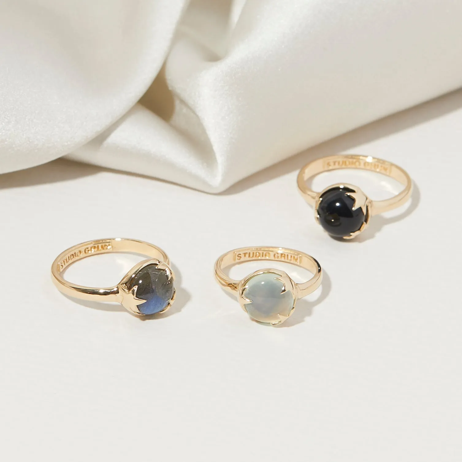 Under The Stars Ring in Labradorite