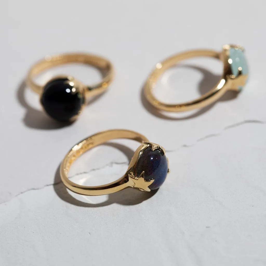 Under The Stars Ring in Labradorite
