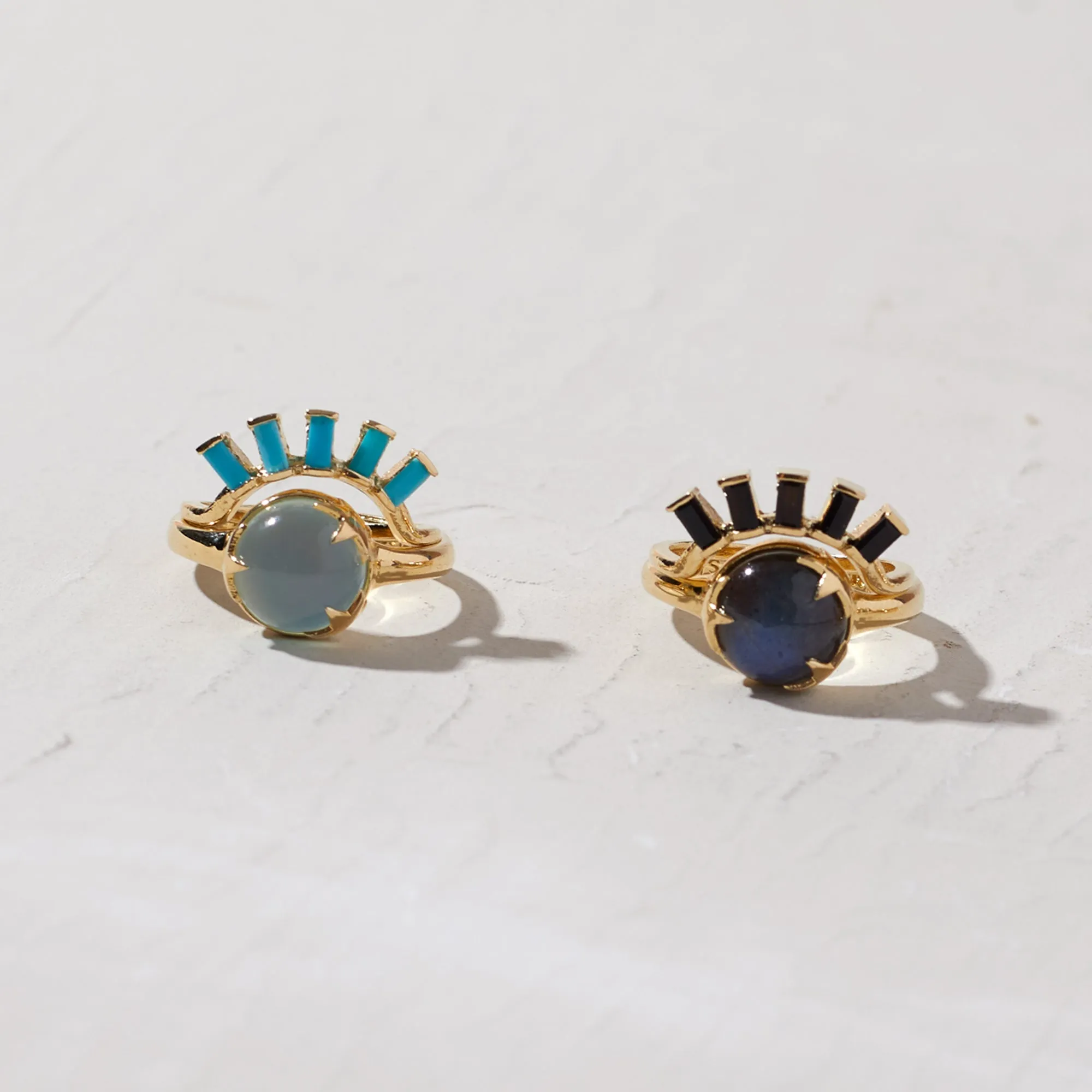 Under The Stars Ring in Labradorite