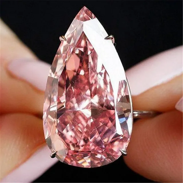 Unique Sapphire Engagement Ring For Women Wedding Jewelry
