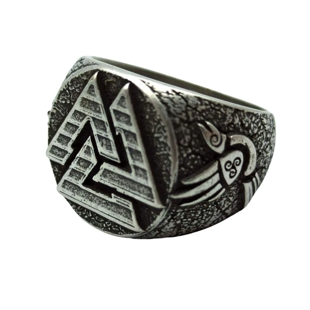 Valknut ring from bronze