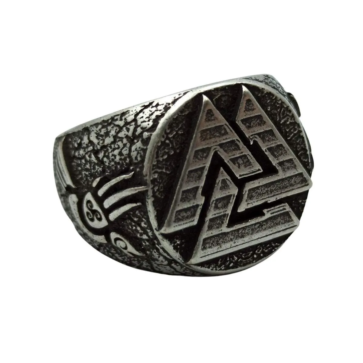 Valknut ring from bronze