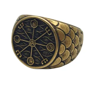Veidistafur stave ring from bronze