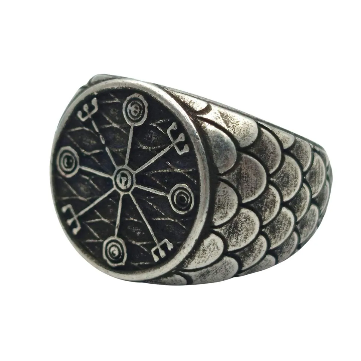 Veidistafur stave ring from bronze