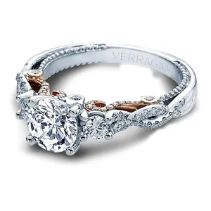 Verragio Three Stone Twist Engagement Ring