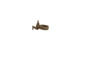 Vintage African Bronze Duck Ring