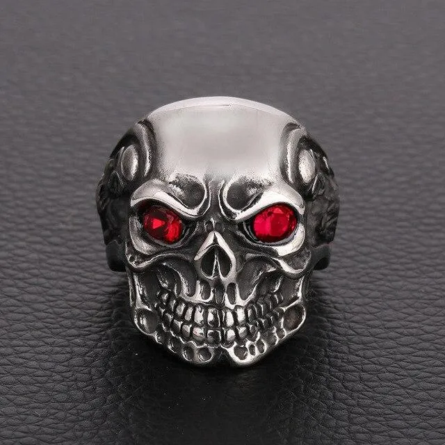 Vintage Gothic Biker Rings