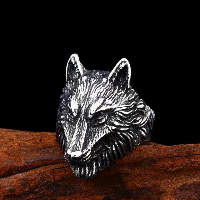 Vintage Gothic Biker Rings