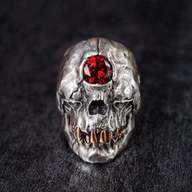 Vintage Gothic Biker Rings