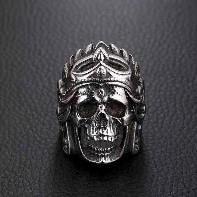 Vintage Gothic Biker Rings