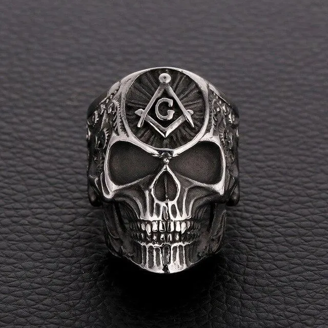 Vintage Gothic Biker Rings