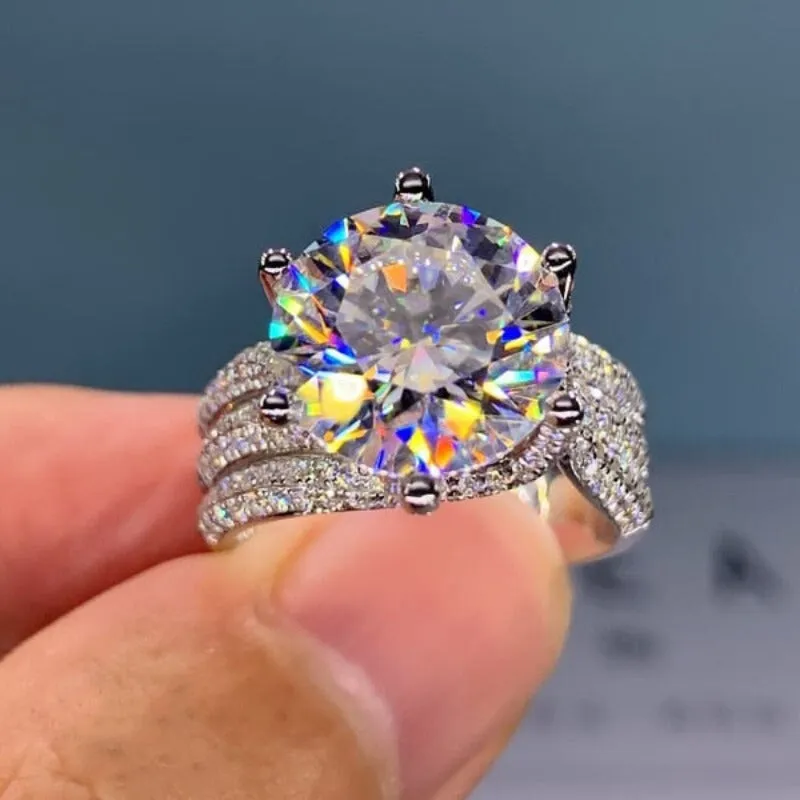 Vintage Square Emerald Ring for Women Gold Inlaid Green Zircon Wedding Jewelry