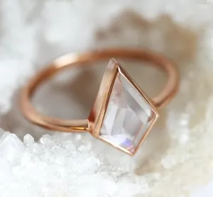 Zara Kite Moonstone Solitaire Ring