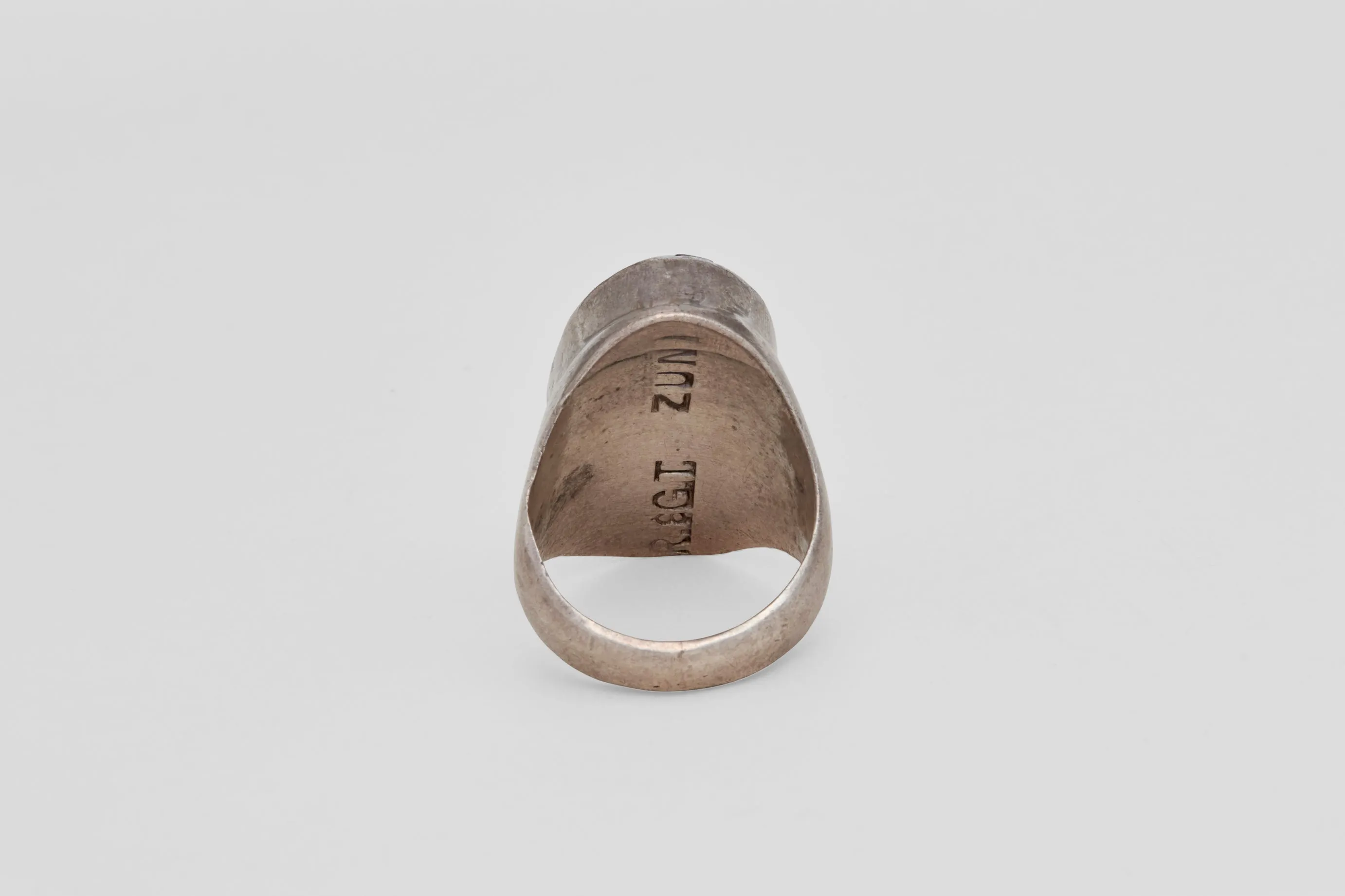 Zuni Long Multi Stone Inlay Ring